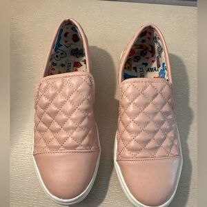 Steve Madden Blush Quilted Slip-On Shoes (Girls)